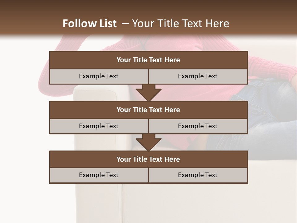 Isolated Party Girl PowerPoint Template