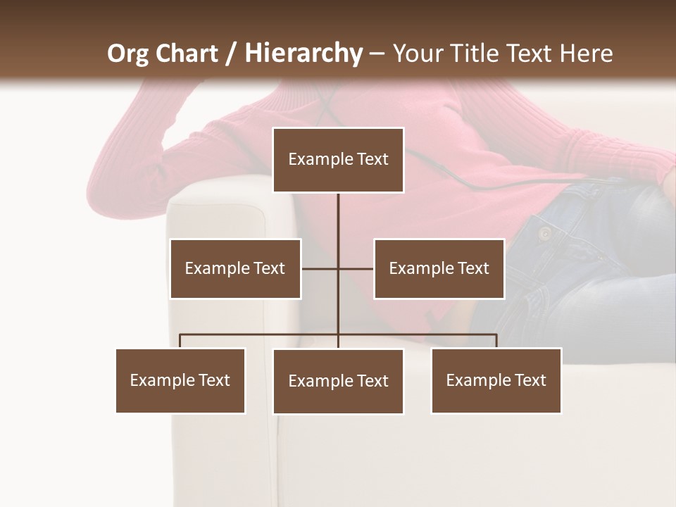 Isolated Party Girl PowerPoint Template