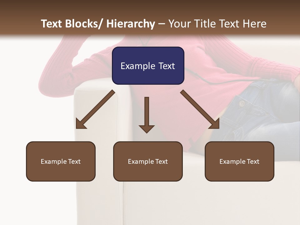 Isolated Party Girl PowerPoint Template