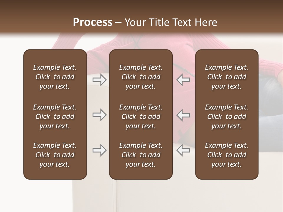 Isolated Party Girl PowerPoint Template