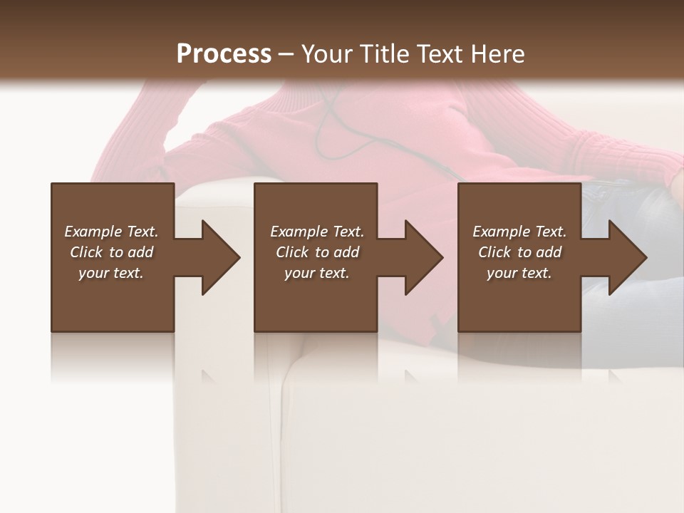 Isolated Party Girl PowerPoint Template