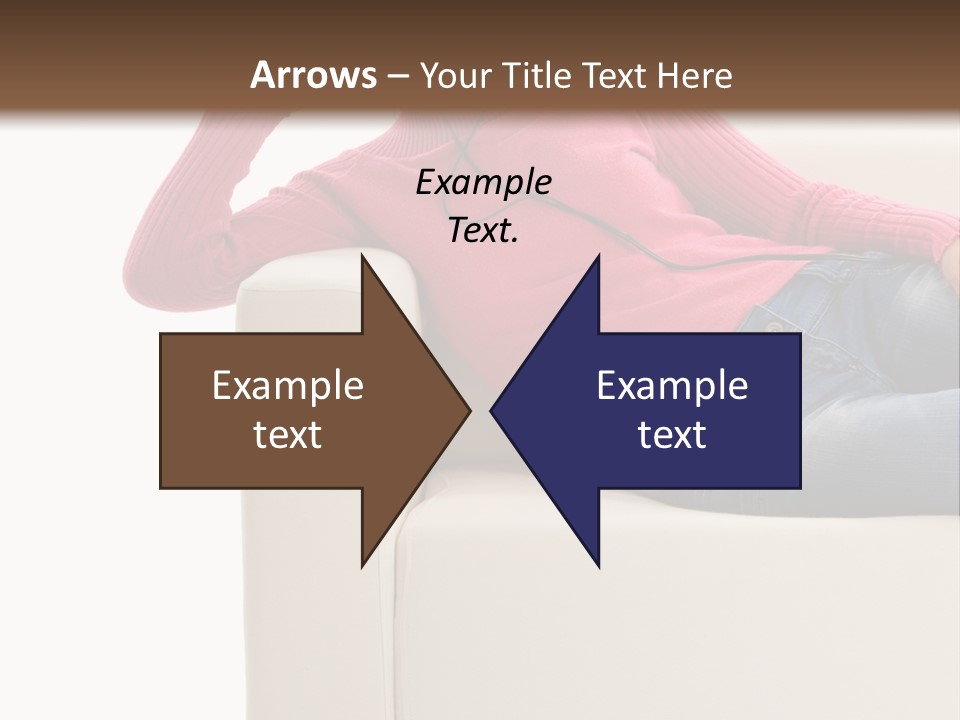 Isolated Party Girl PowerPoint Template