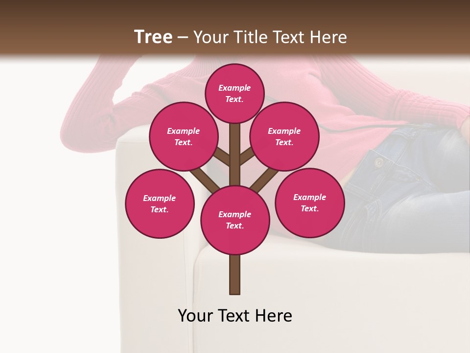 Isolated Party Girl PowerPoint Template