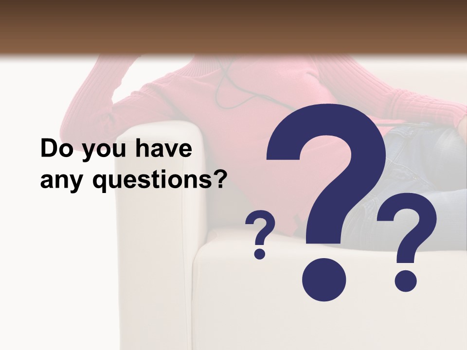 Isolated Party Girl PowerPoint Template