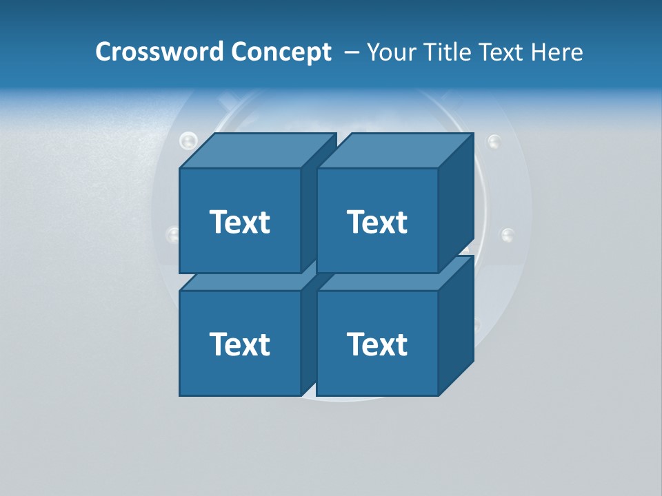 Porthole Ship Metal PowerPoint Template