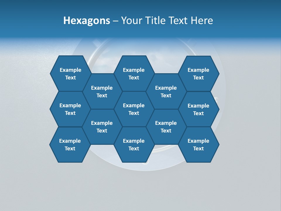 Porthole Ship Metal PowerPoint Template