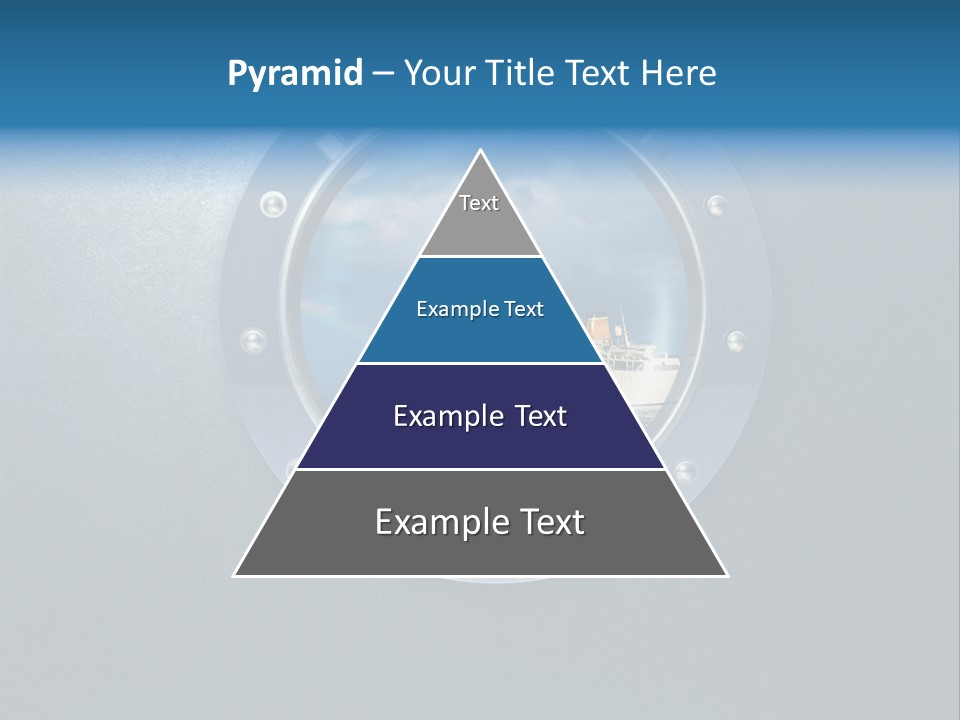 Porthole Ship Metal PowerPoint Template