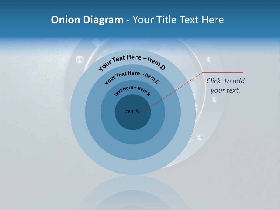 Porthole Ship Metal PowerPoint Template