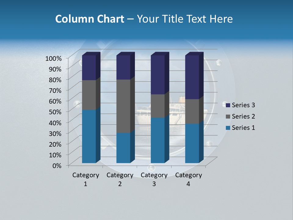 Porthole Ship Metal PowerPoint Template