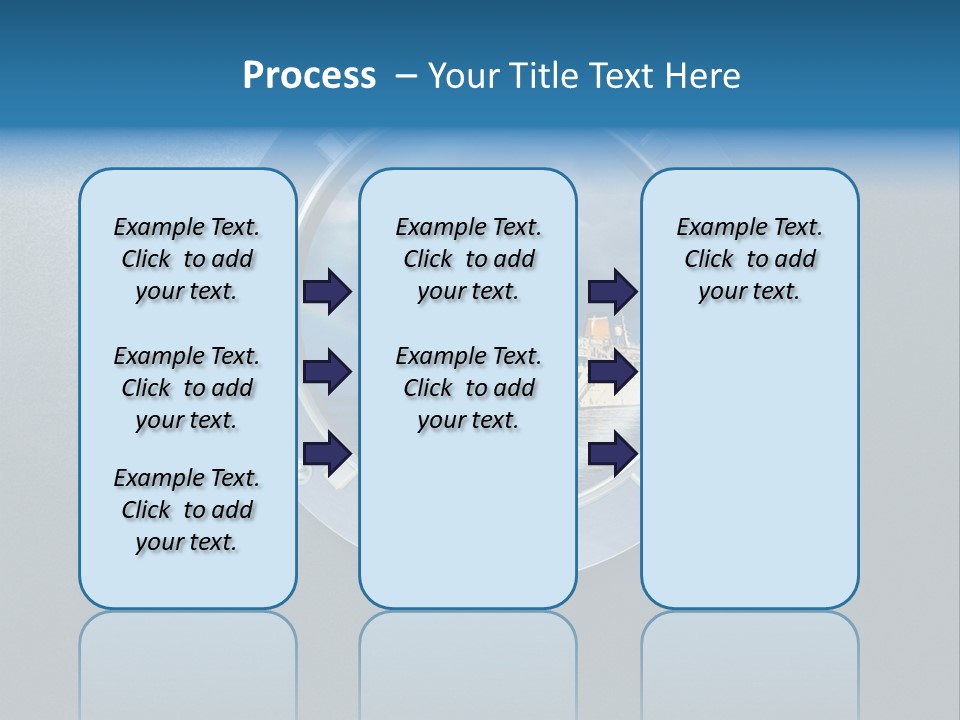 Porthole Ship Metal PowerPoint Template