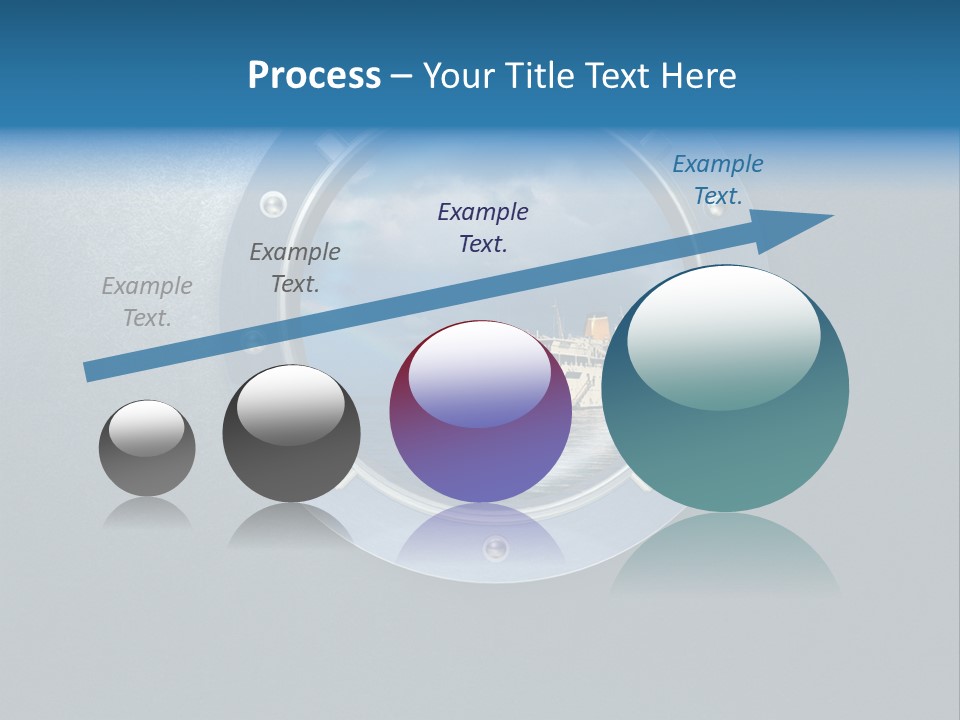 Porthole Ship Metal PowerPoint Template