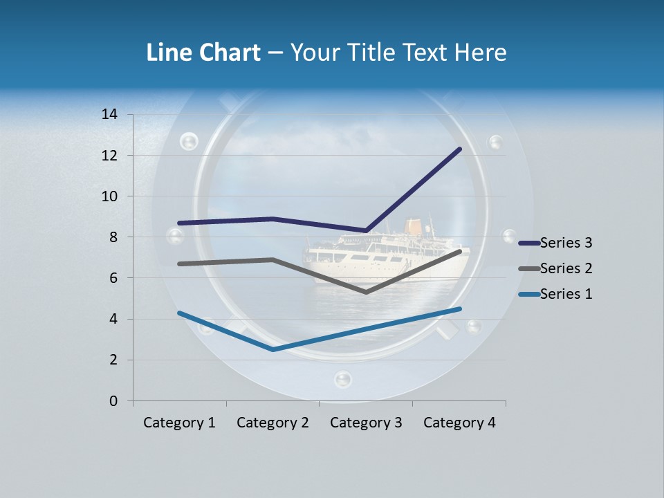 Porthole Ship Metal PowerPoint Template