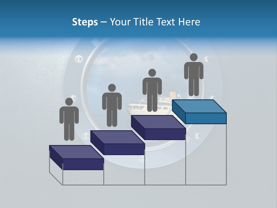 Porthole Ship Metal PowerPoint Template