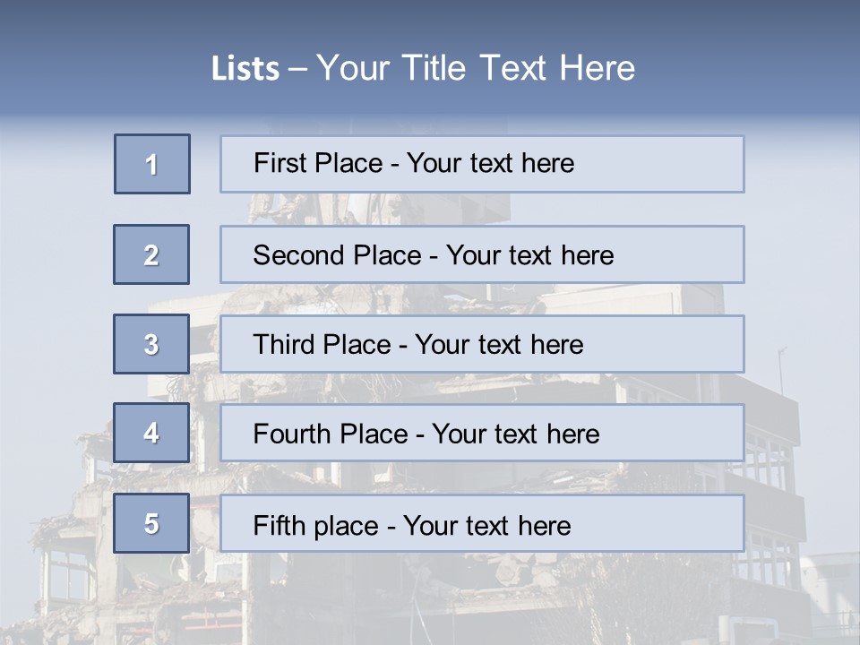 Building Industry Sky PowerPoint Template