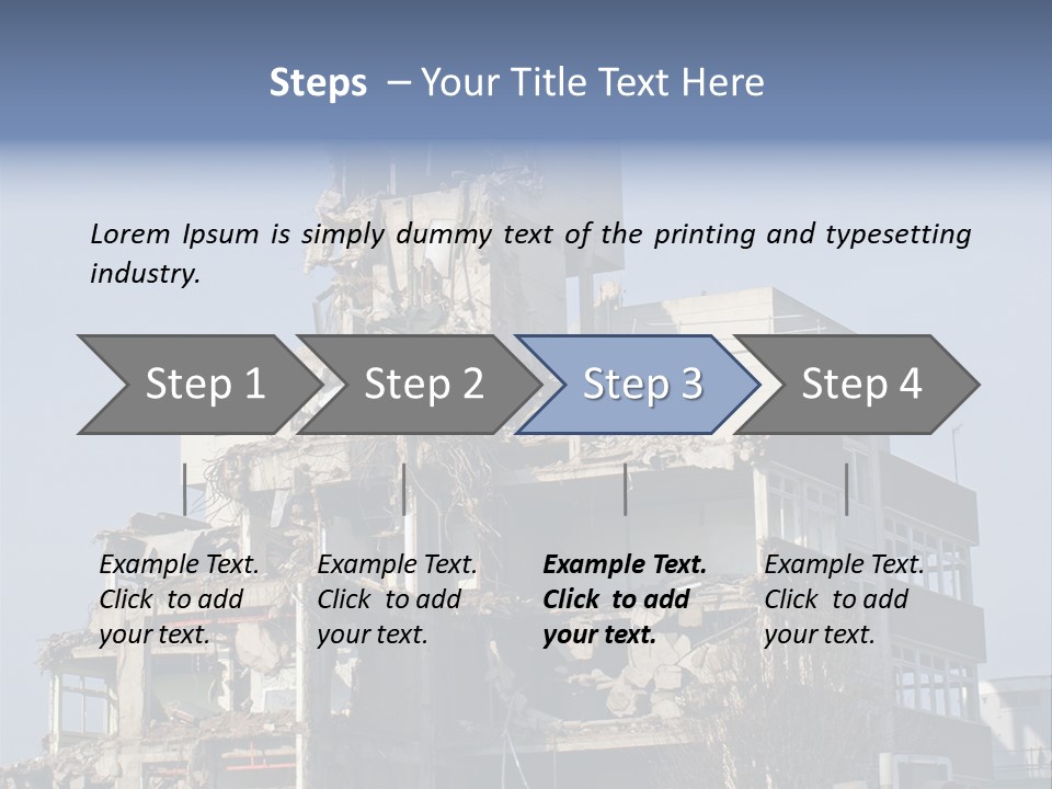 Building Industry Sky PowerPoint Template