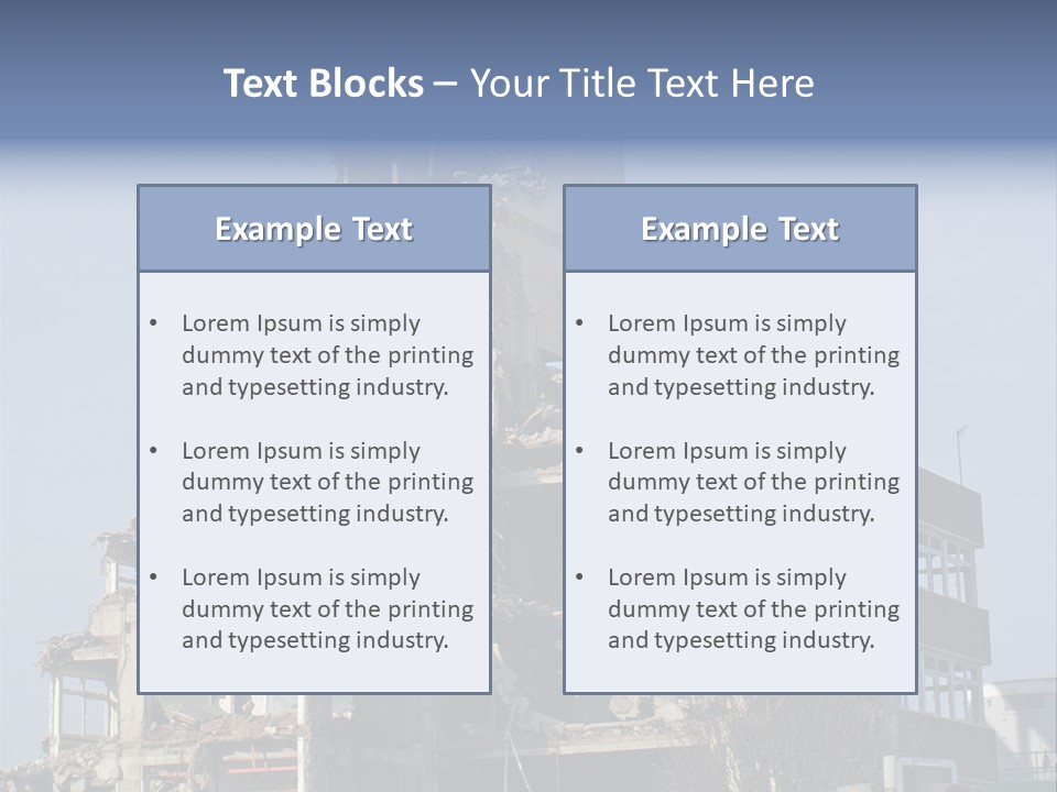 Building Industry Sky PowerPoint Template
