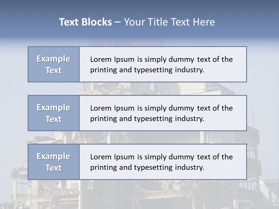 Building Industry Sky PowerPoint Template
