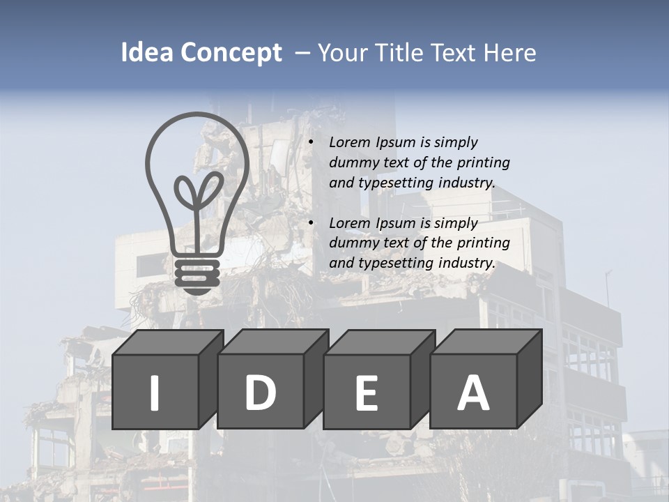 Building Industry Sky PowerPoint Template