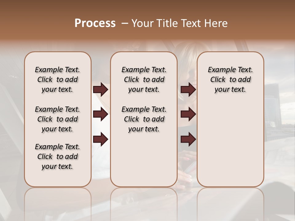 Two Women Are Looking At A Piece Of Paper PowerPoint Template