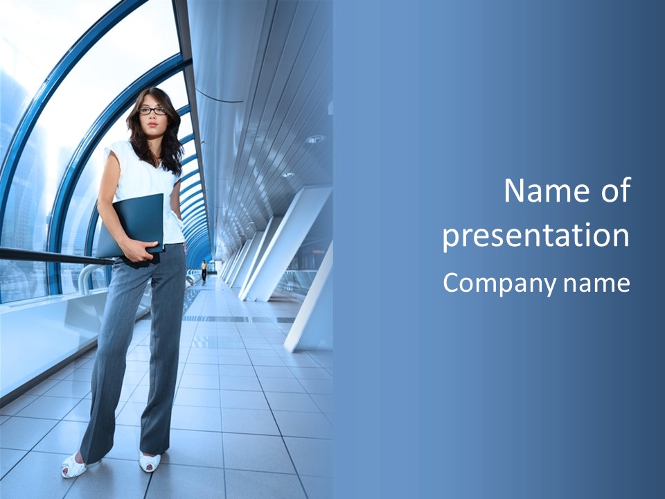 Person Point Beautiful PowerPoint Template