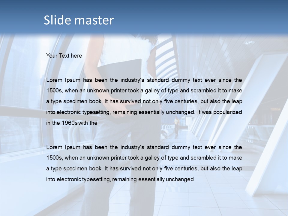 Person Point Beautiful PowerPoint Template