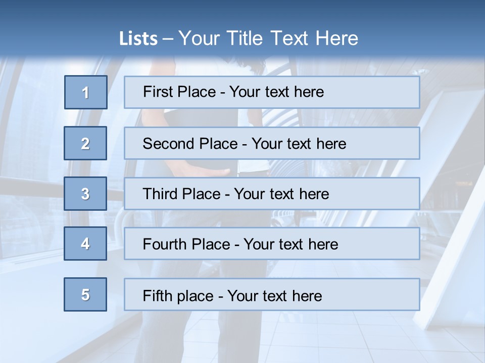Person Point Beautiful PowerPoint Template