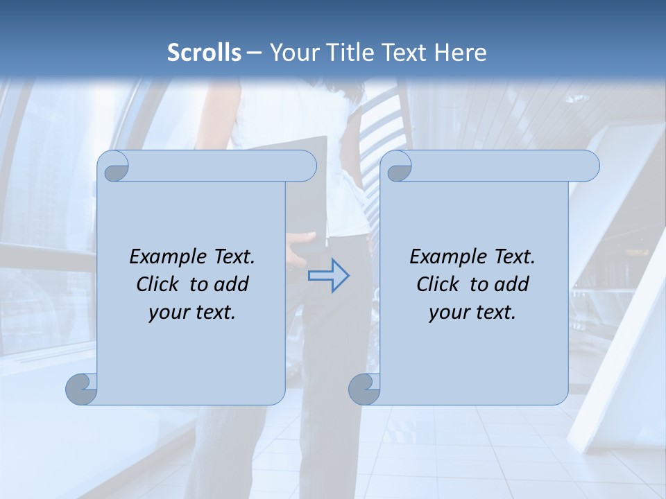Person Point Beautiful PowerPoint Template