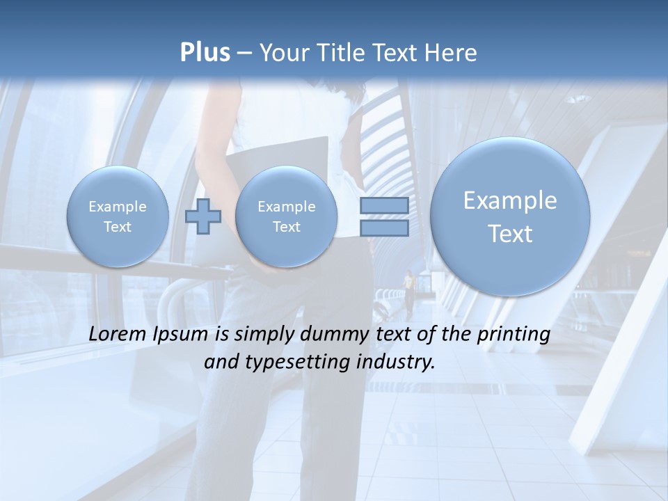 Person Point Beautiful PowerPoint Template