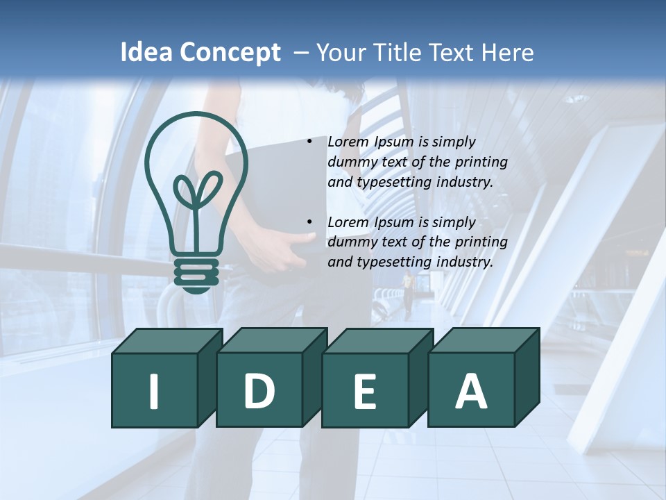 Person Point Beautiful PowerPoint Template