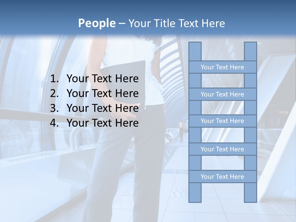 Person Point Beautiful PowerPoint Template