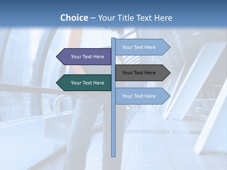 Person Point Beautiful PowerPoint Template