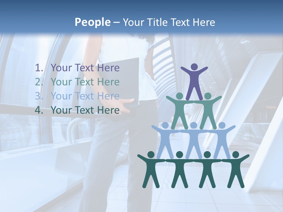 Person Point Beautiful PowerPoint Template