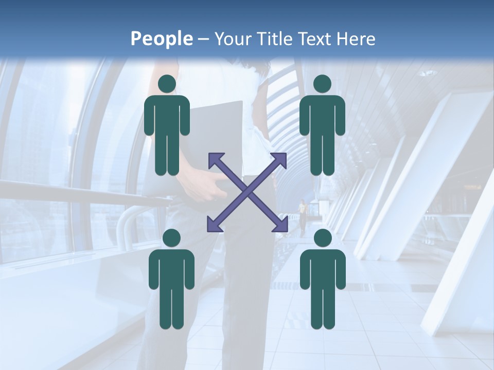 Person Point Beautiful PowerPoint Template