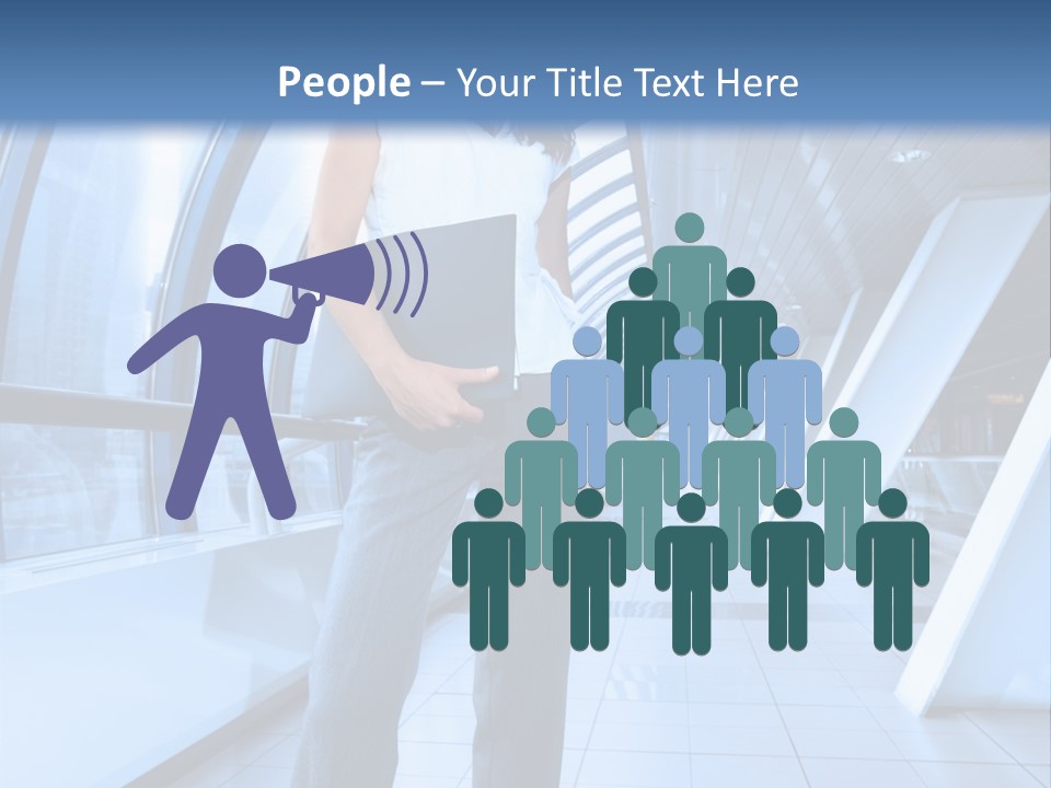 Person Point Beautiful PowerPoint Template