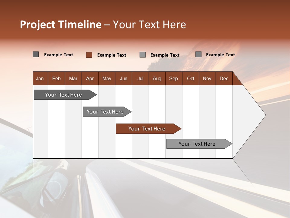 Weather Mountain Curve PowerPoint Template