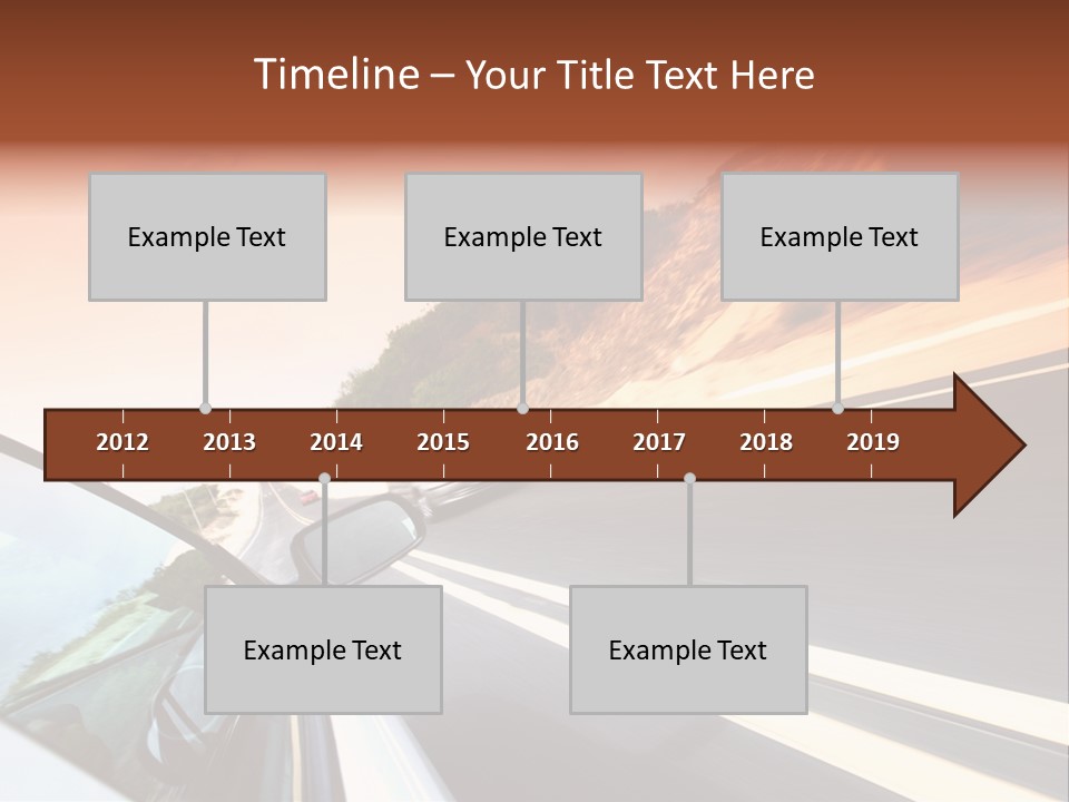 Weather Mountain Curve PowerPoint Template