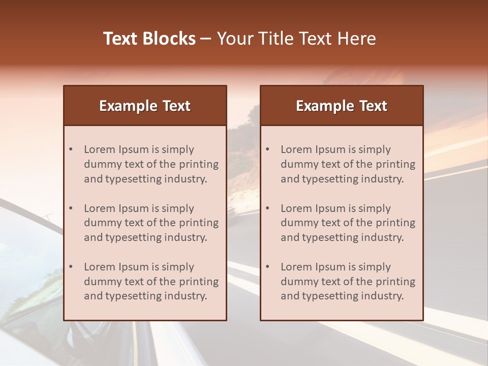 Weather Mountain Curve PowerPoint Template