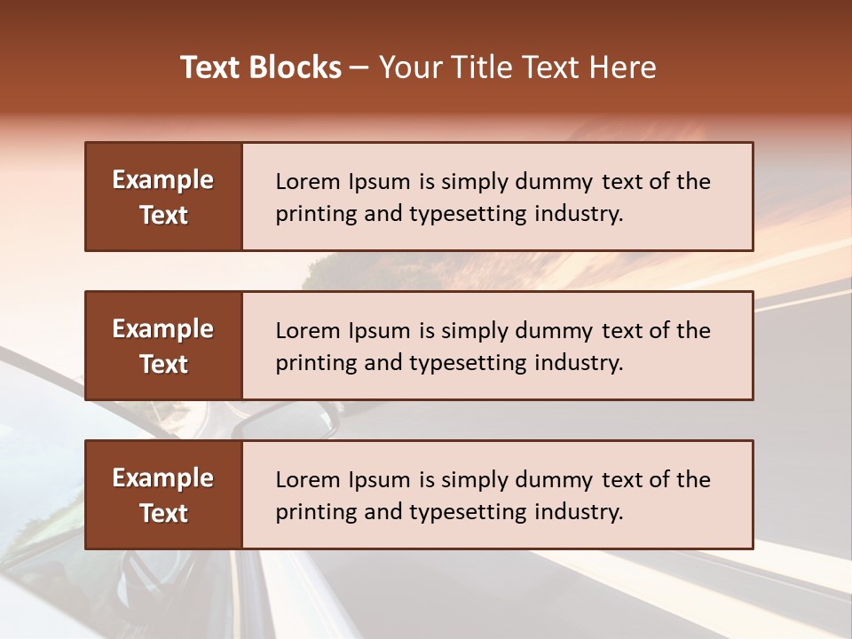 Weather Mountain Curve PowerPoint Template