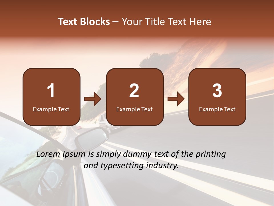 Weather Mountain Curve PowerPoint Template