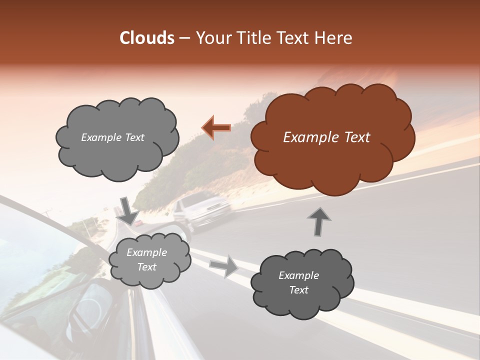 Weather Mountain Curve PowerPoint Template
