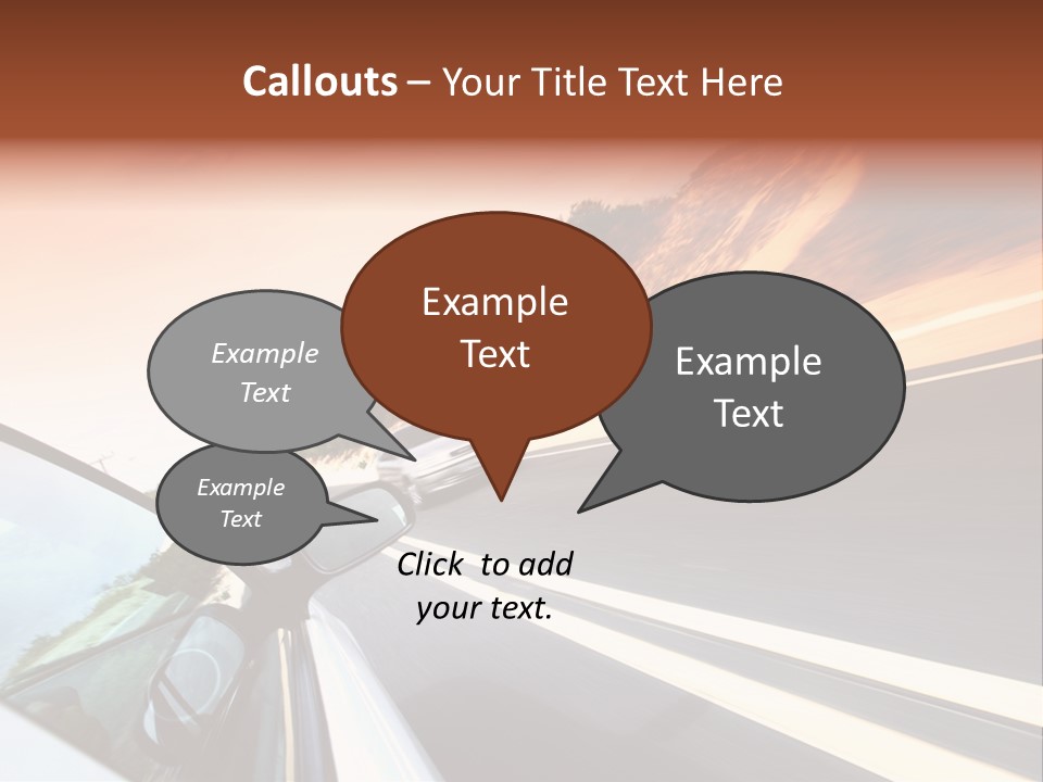 Weather Mountain Curve PowerPoint Template