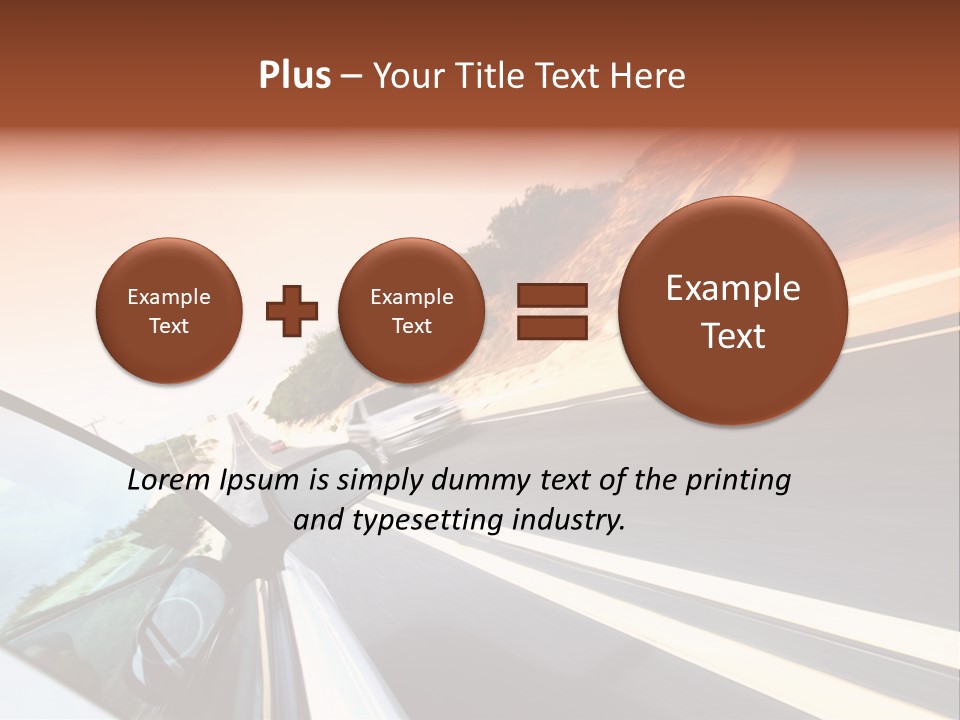 Weather Mountain Curve PowerPoint Template