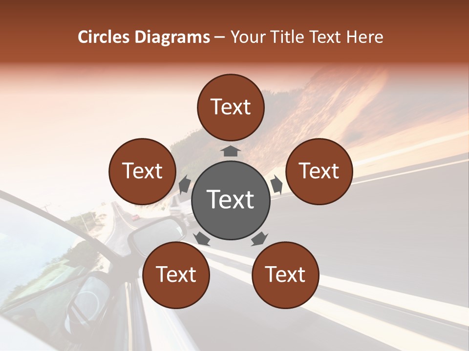 Weather Mountain Curve PowerPoint Template