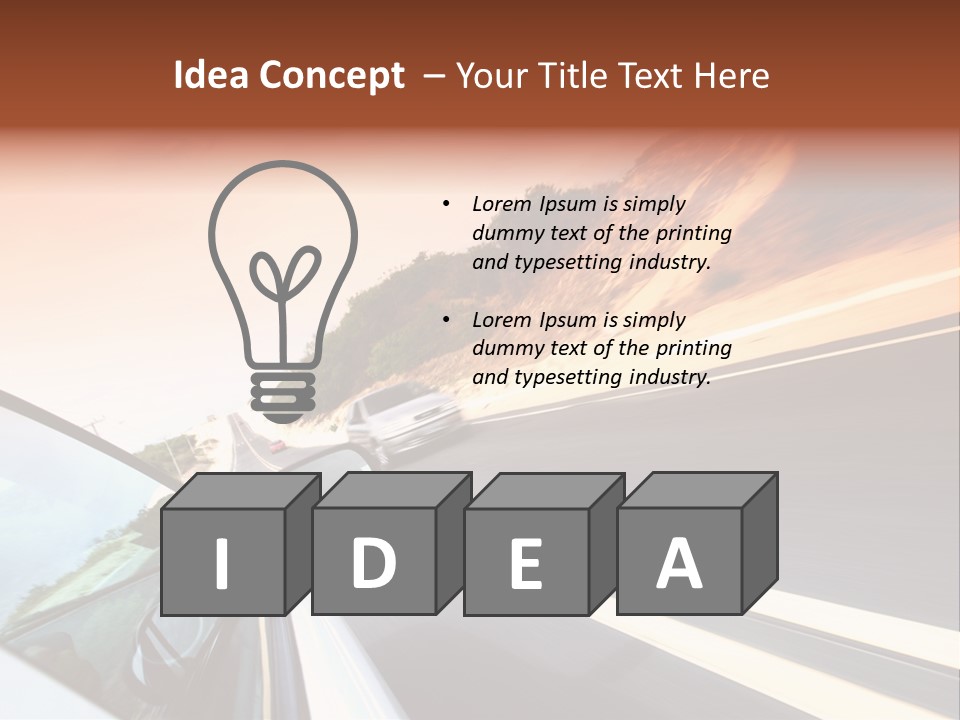 Weather Mountain Curve PowerPoint Template