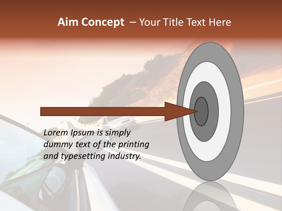 Weather Mountain Curve PowerPoint Template