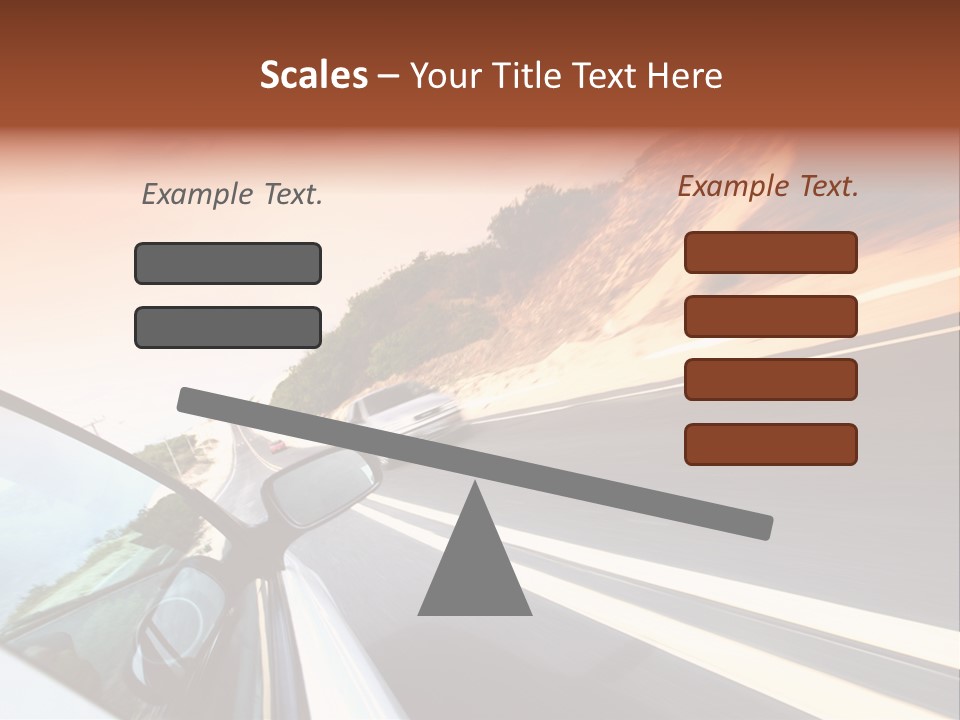 Weather Mountain Curve PowerPoint Template