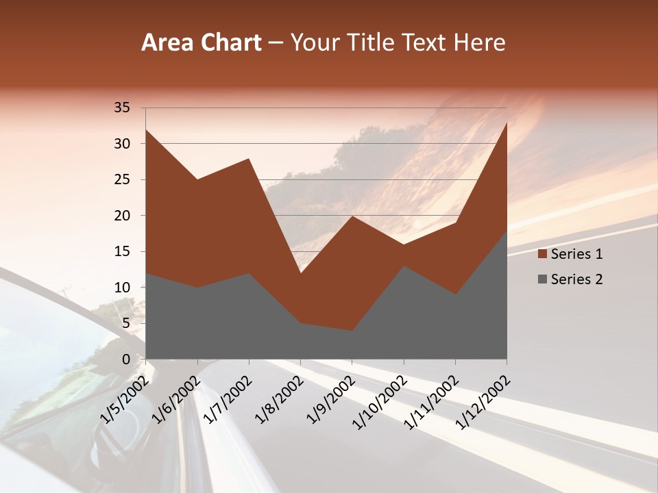 Weather Mountain Curve PowerPoint Template
