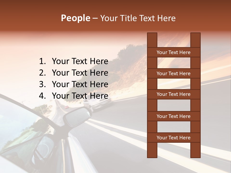 Weather Mountain Curve PowerPoint Template
