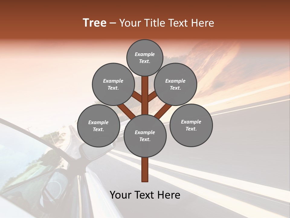 Weather Mountain Curve PowerPoint Template