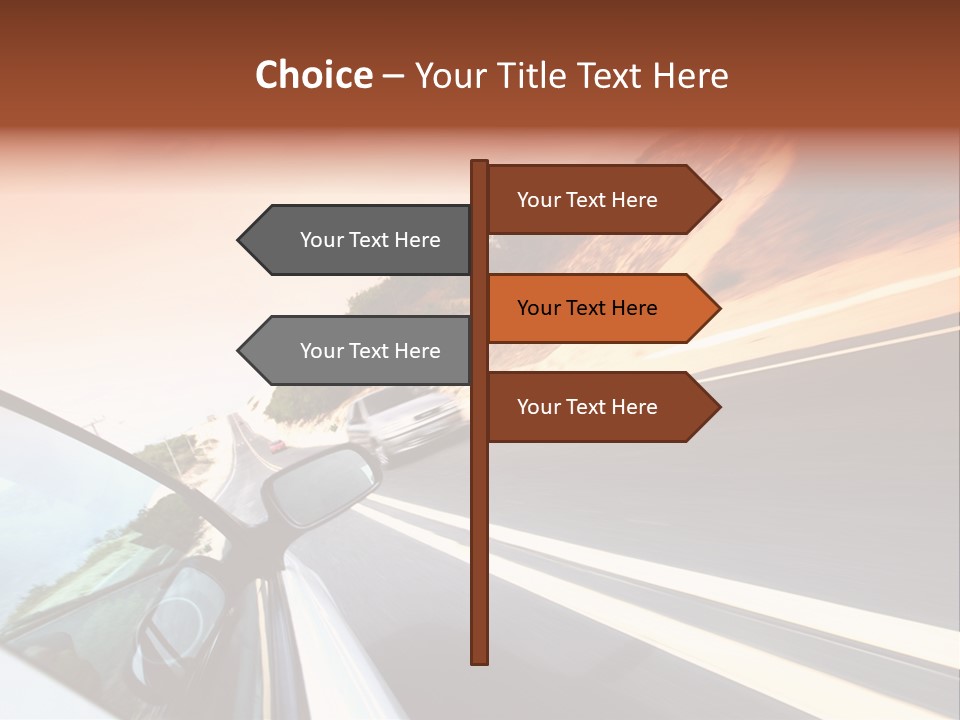 Weather Mountain Curve PowerPoint Template